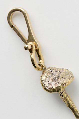 Женский брелок Alkemie Mushroom Bag Charm, цвет: Золотой — фото 3