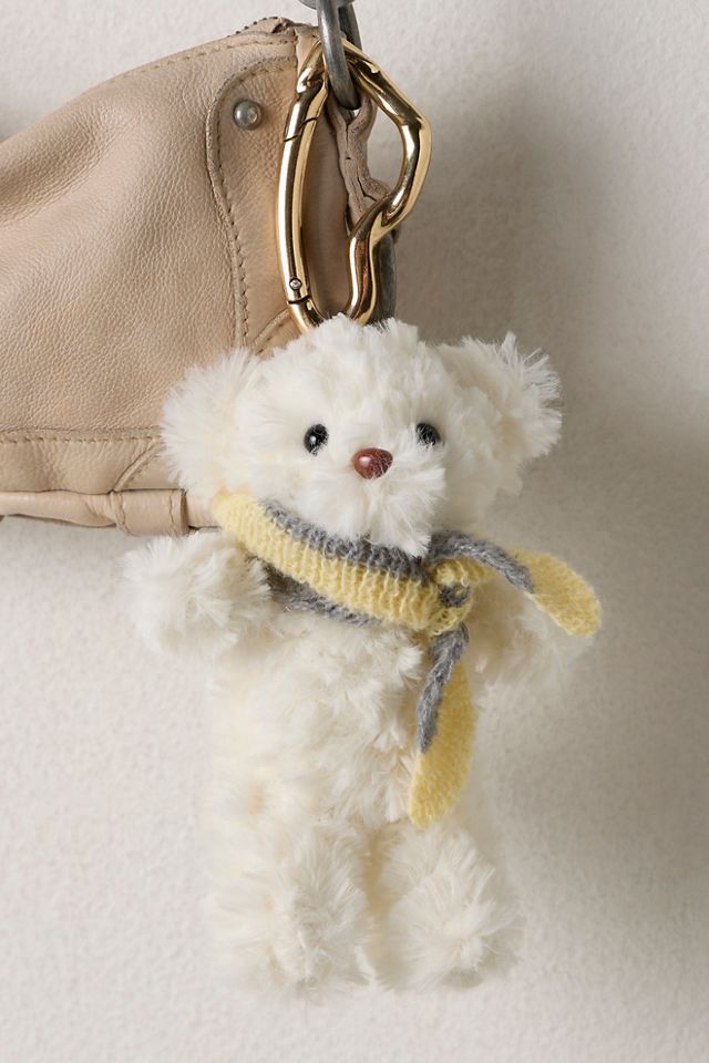 Fuzzy Bear Bag Charm #1