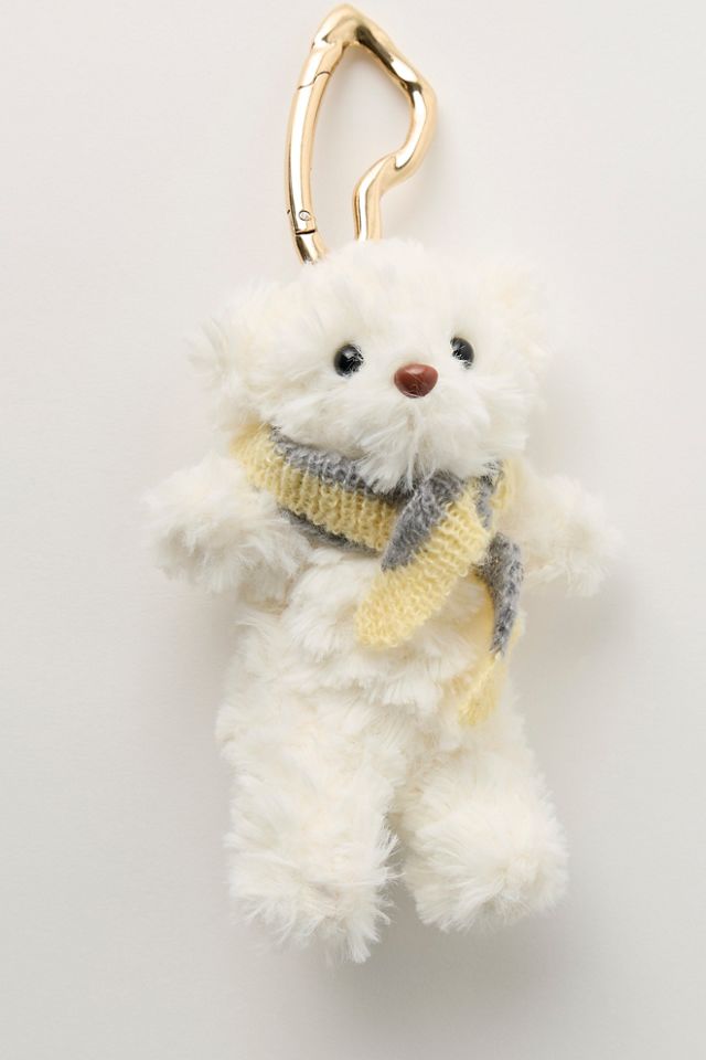 Fuzzy Bear Bag Charm #2