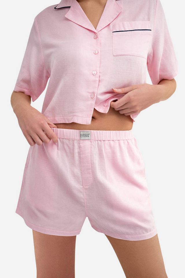 Sunday Citizen Short PJ Set- Woven Cotton (Unitex) #4