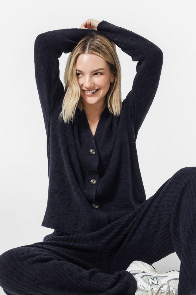 Sunday Citizen Cloud Cool Oversized Ribbed Buttoned Cardigan #3