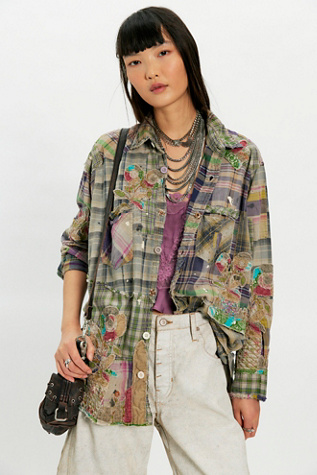 Magnolia Pearl Applique Kelly Western Button Down Shirt