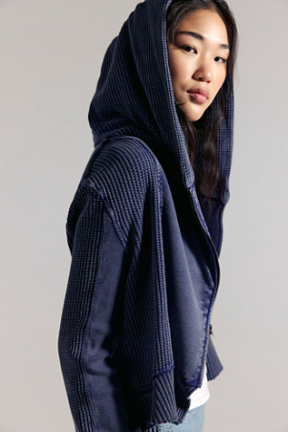 FP One Asher Hoodie at Free People in Navy, Size: XS