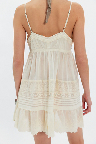 Женское платье Intimately Play Nice Mini Slip, цвет: Слоновая кость — фото 3