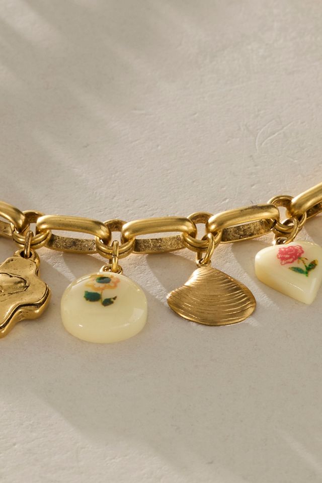 Logan Tay Floral Charm Necklace #1