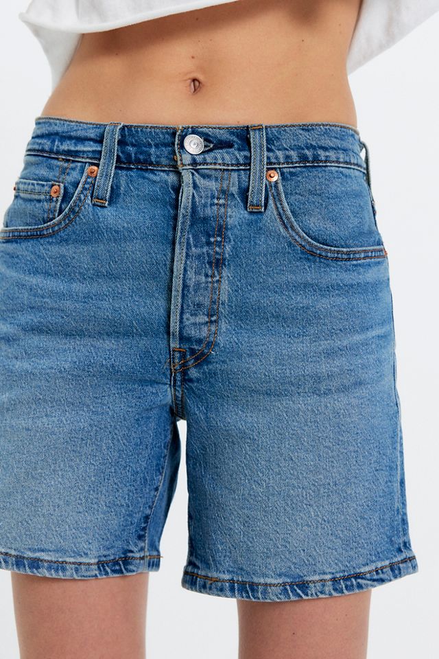 Levi's 501 Mid-Thigh Lightweight Denim Shorts #2