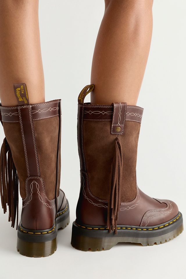 Bottes mi-hautes à franges Fusion Dr. Martens #3