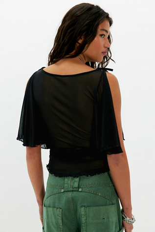Женский топ Free People Bella Knit Top, цвет: Чёрный — фото 2