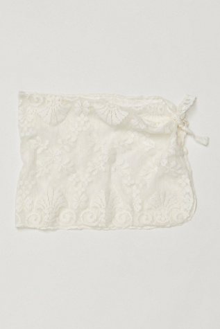 Malai X Free People Lace Sarong at Free People in White