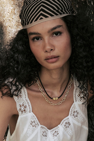 Sun Days Plated Covertible Belly Chain at Free People in Gold