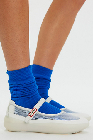 Hunter Mire Mary Jane Sneakers at Free People in White, Size: US 7