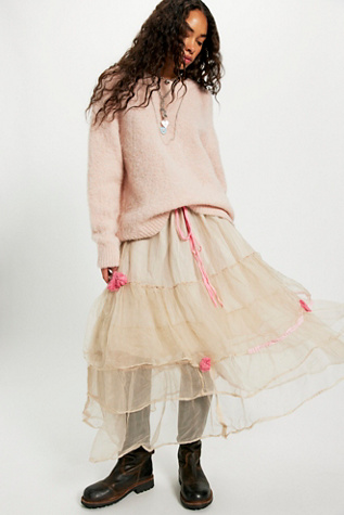 Magnolia Pearl Layered Lucca Skirt at Free People in White