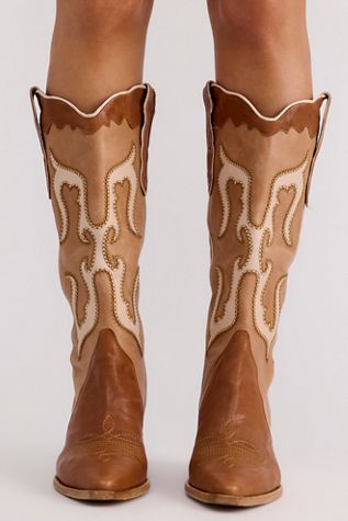 The 1970s Acme Denim Western Boots by Lauren Owen Texas | Free People
