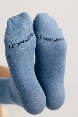 Le Bon Shoppe Sneaker Socks at Free People in Blue