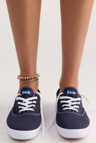 Baskets à lacets en toile Champion Keds