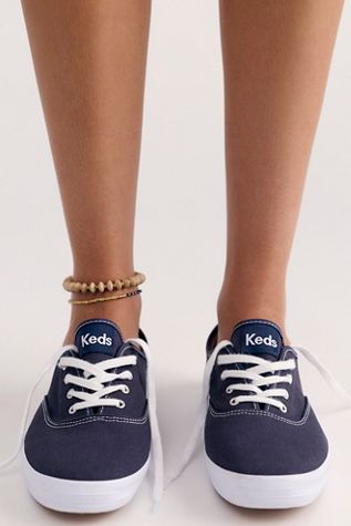 Keds Champion Canvas Lace-Up Sneakers