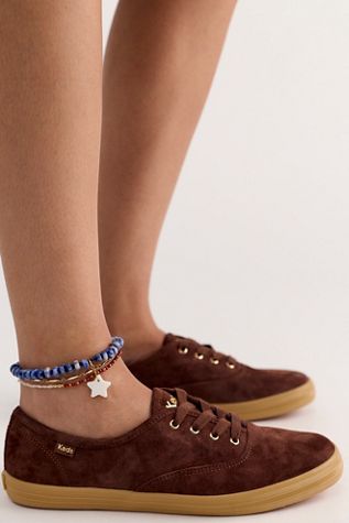 Keds Champion Luxe Suede Lace-Up Sneakers