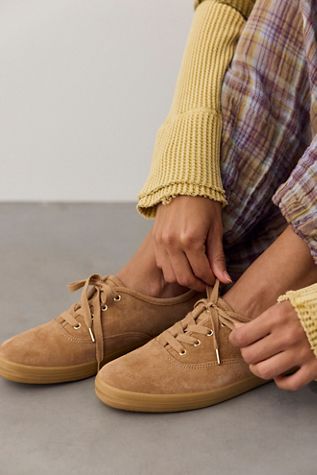 Keds Champion Luxe Suede Lace-Up Sneakers