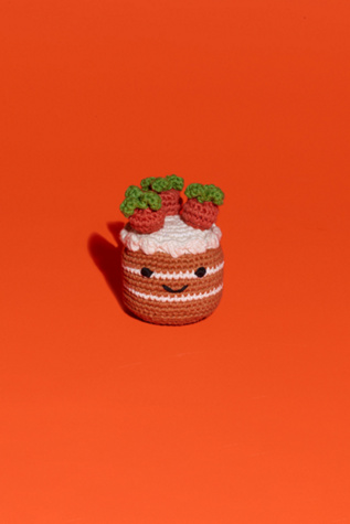 Ware of the Dog Hand Crochet Carrot Cake