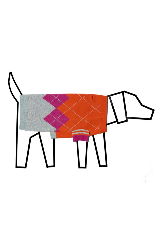 Ware of the Dog Argyle Sweater #1