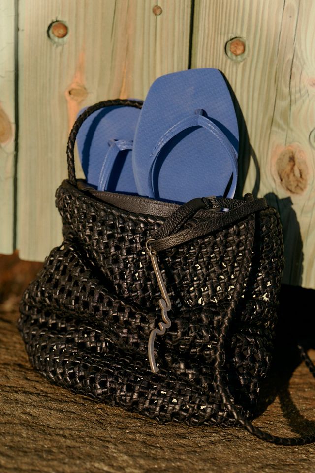 We The Free Woven Bucket Bag #8