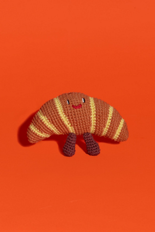 Ware of the Dog Hand Crochet Croissant