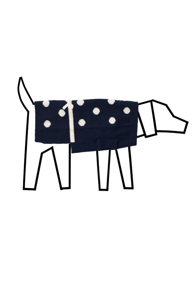 Ware of the Dog Dot Bow Sweater #1