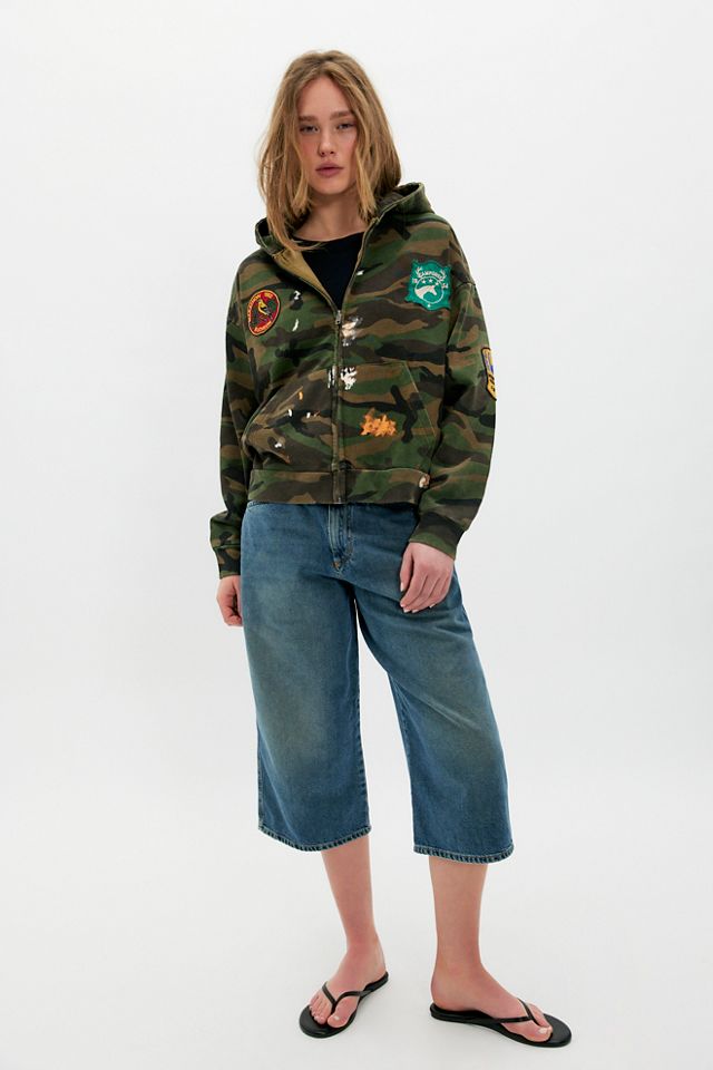 Found Camo Patchwork Zip-Up #2