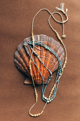 Hettie Semiprecious Strand Necklace