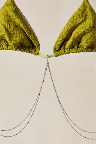 Montie Bikini Chain at Free People in Silver