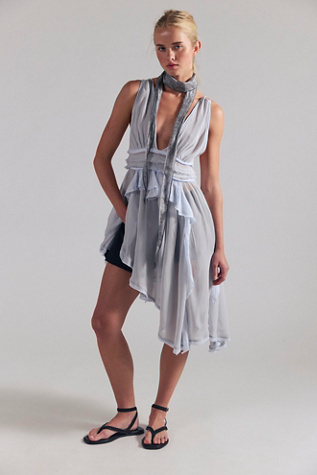 Worn N’ Wild Tunic by Free People in Blue, Size: US 10