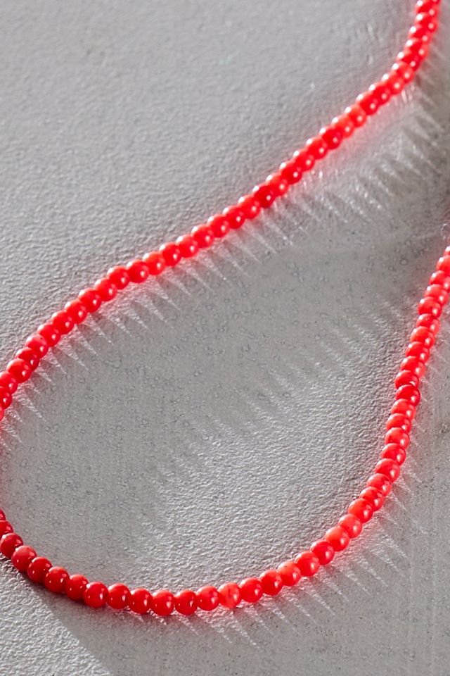Collier Takara à un seul rang en pierres semi-précieuses #1