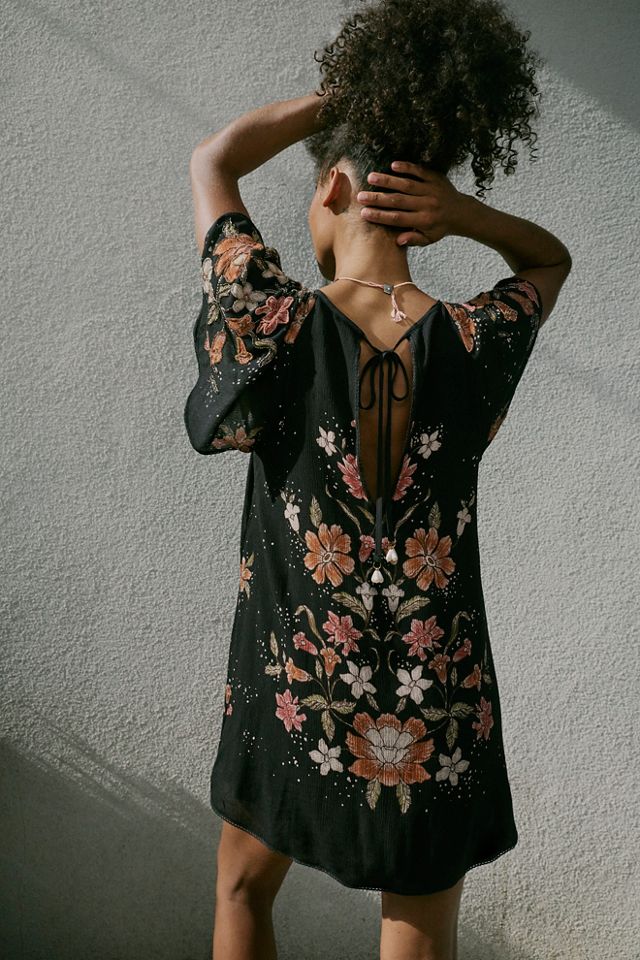 Mini-robe perlée Tropics #1