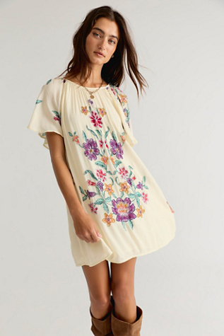Tropics Beaded Mini Dress