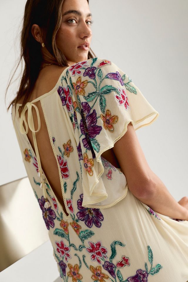 Tropics Beaded Mini Dress #3