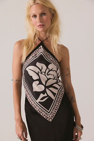 Citrine Midi Dress by Free People in Black, Size: S