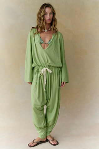 Elowen One-Piece Jumpsuit by free-est at Free People in Green, Size: S