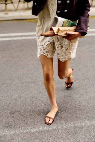 Wedgie Thong Sandals