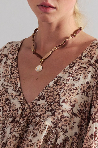 Honey Choker by Free People in Brown