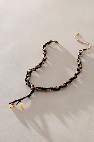 Elmira Short Necklace by Free People in Gold
