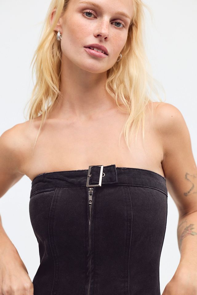 OneTeaspoon Dark Angel Strapless Jumpsuit #3