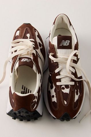 New Balance 327 Animal Print Sneakers