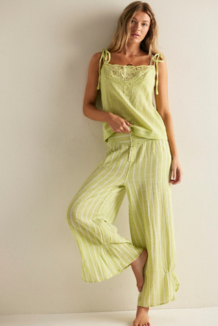 Don't Worry Baby Set by Intimately at Free People in Green, Size: S