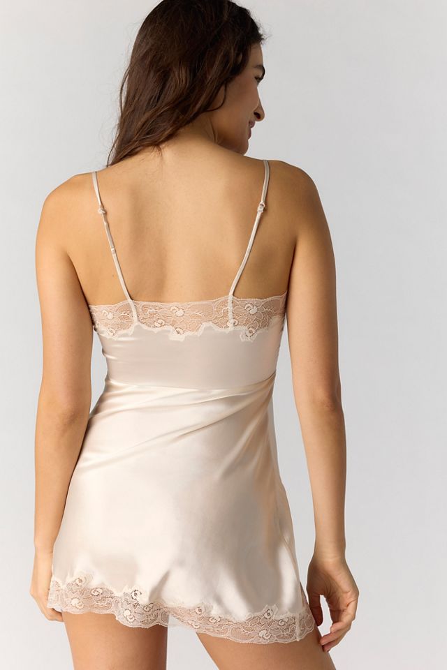 Mini robe nuisette en charmeuse de soie Only Hearts #1