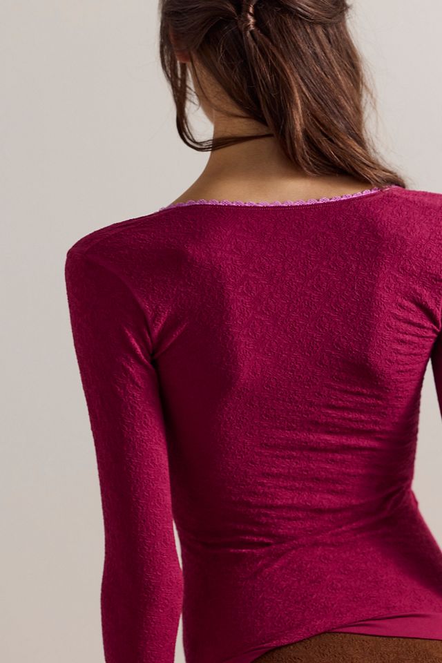 Henley sans coutures à manches longues Sweet Point #1