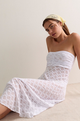 Only Hearts Farah Stretch Lace Midi Slip Dress