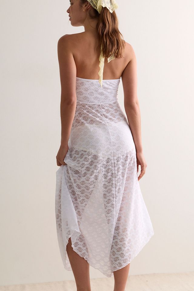Only Hearts Farah Stretch Lace Midi Slip Dress #1