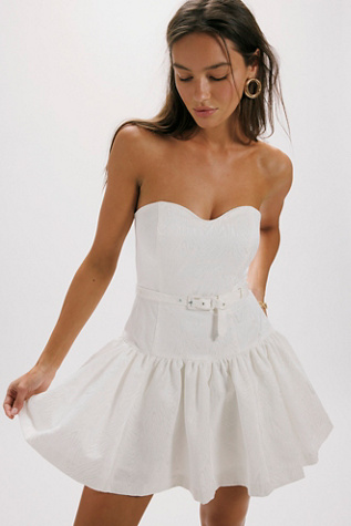 Hutch Junie Mini Dress at Free People in White, Size: US 4