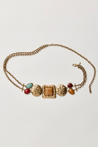 Candydrip Chain Belt by Free People in Gold