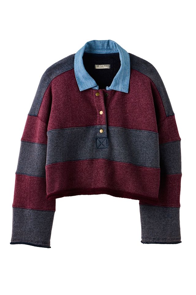 We The Free Bubble Gum Rugby Sweatshirt #5